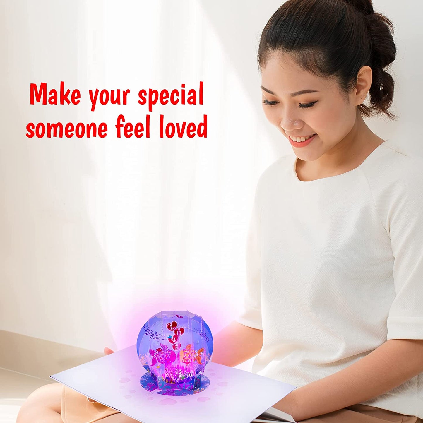 Kissing Fish Anniversary Card