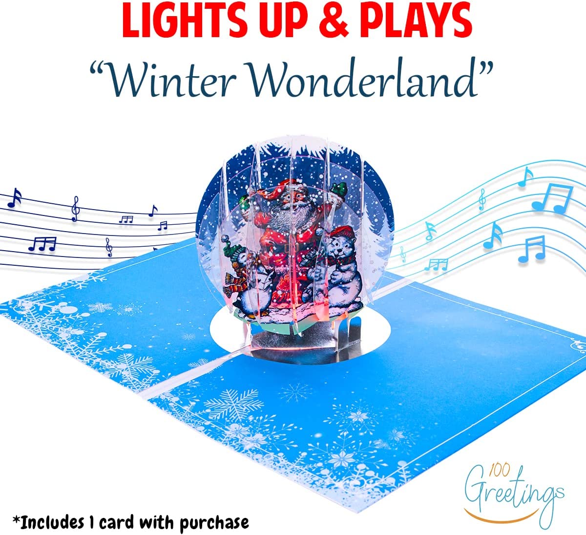 Snow Globe Christmas Card