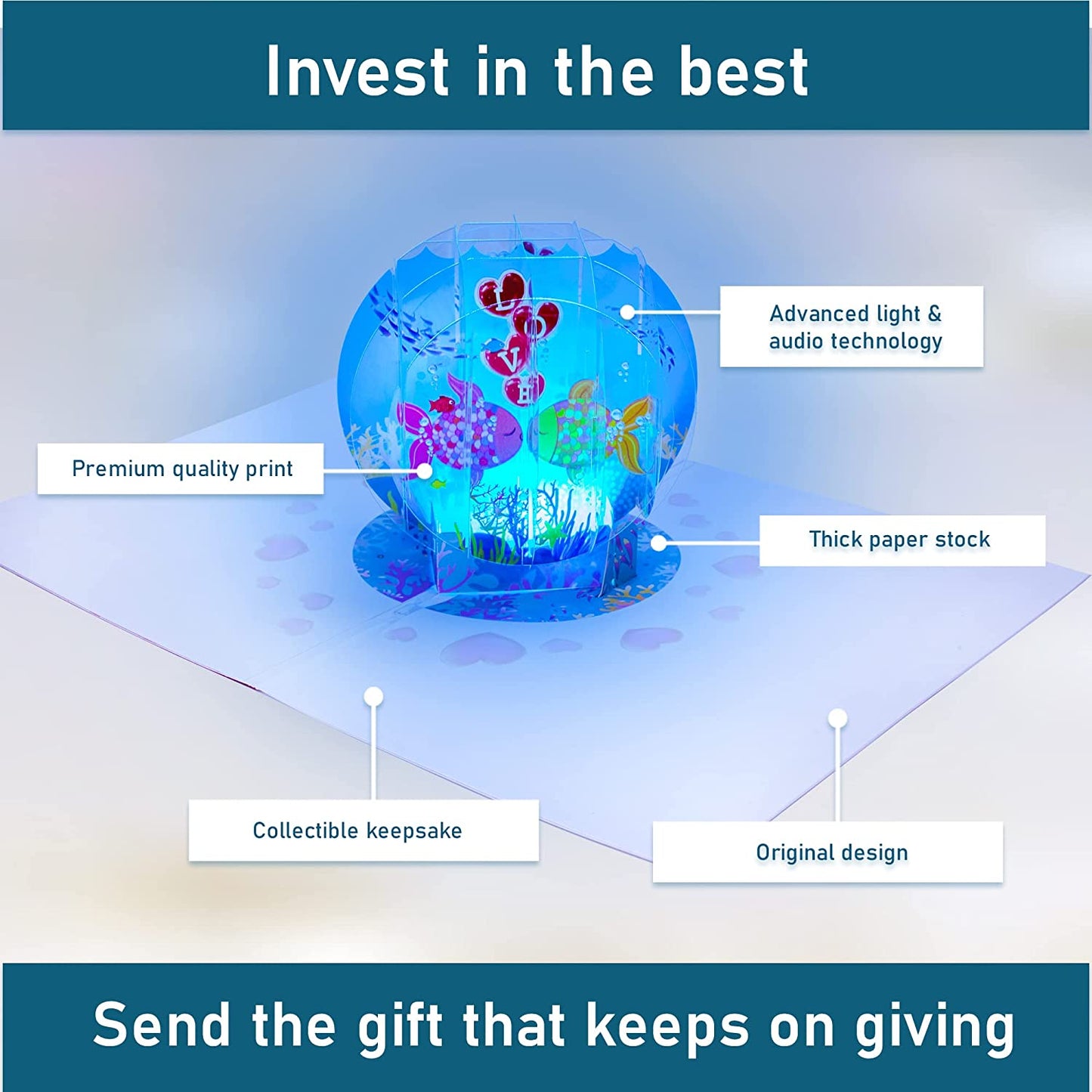 Kissing Fish Anniversary Card