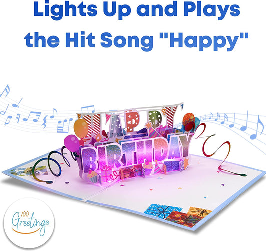 Happy Birthday Words Card