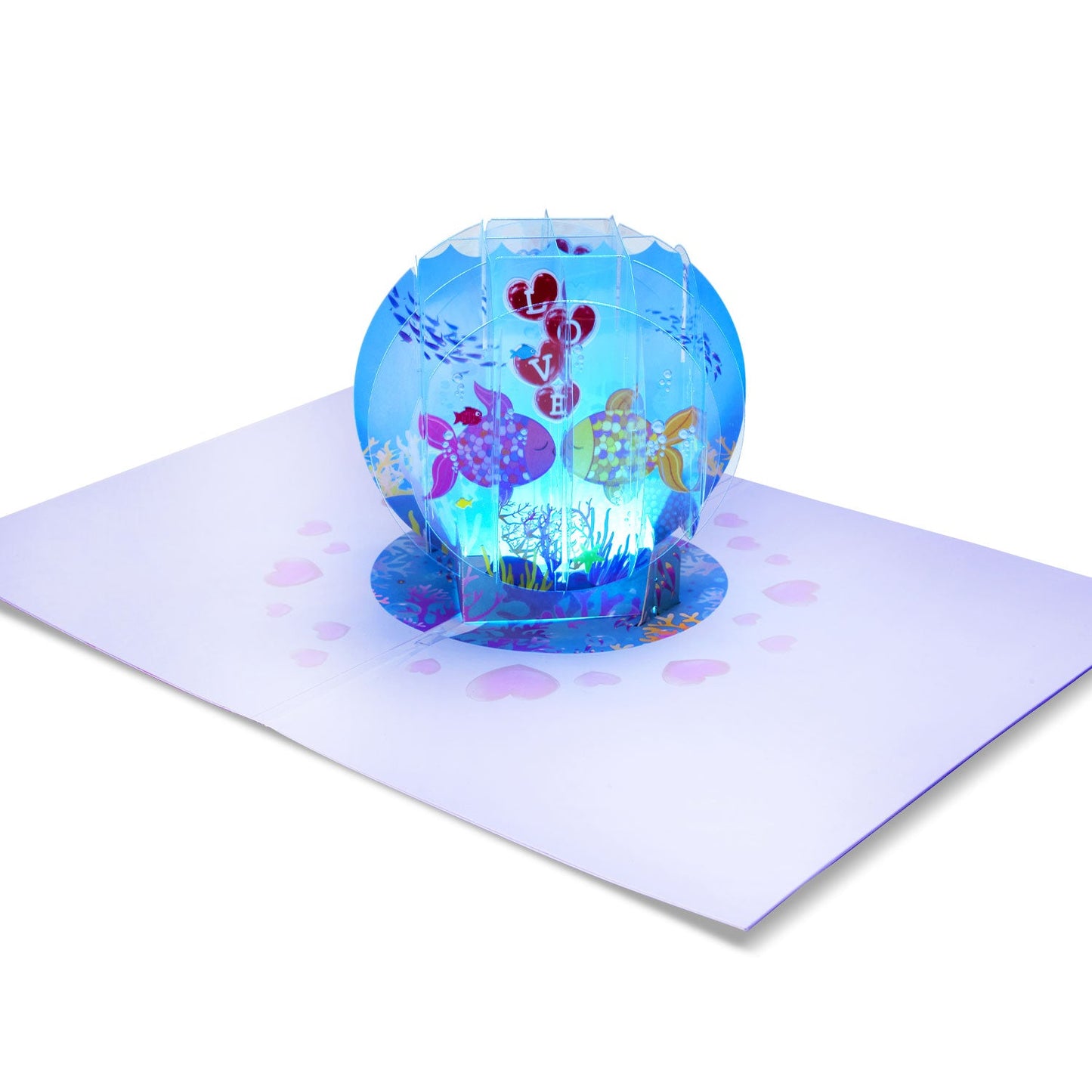 Kissing Fish Anniversary Card