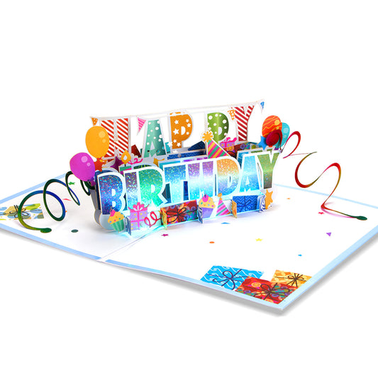 Happy Birthday Words Card