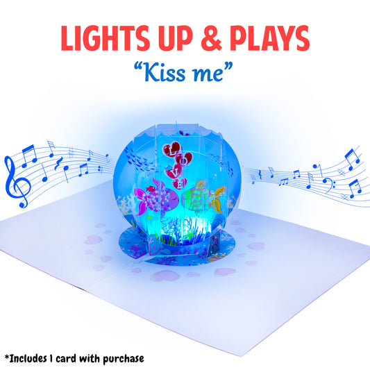 Kissing Fish Valentines Card