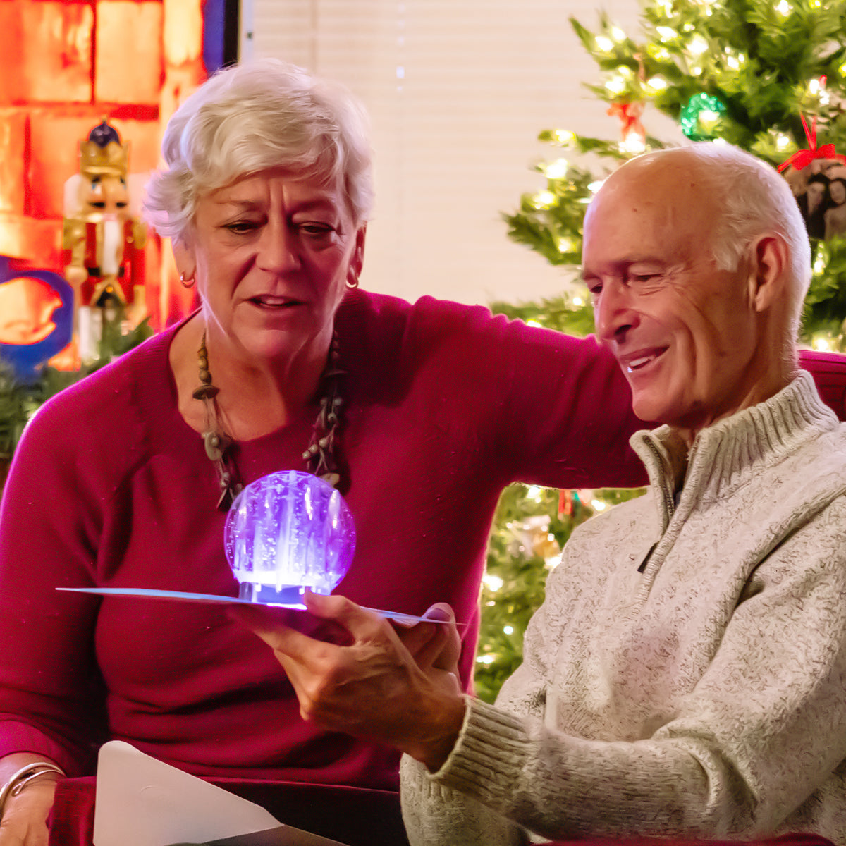 Snow Globe Christmas Card