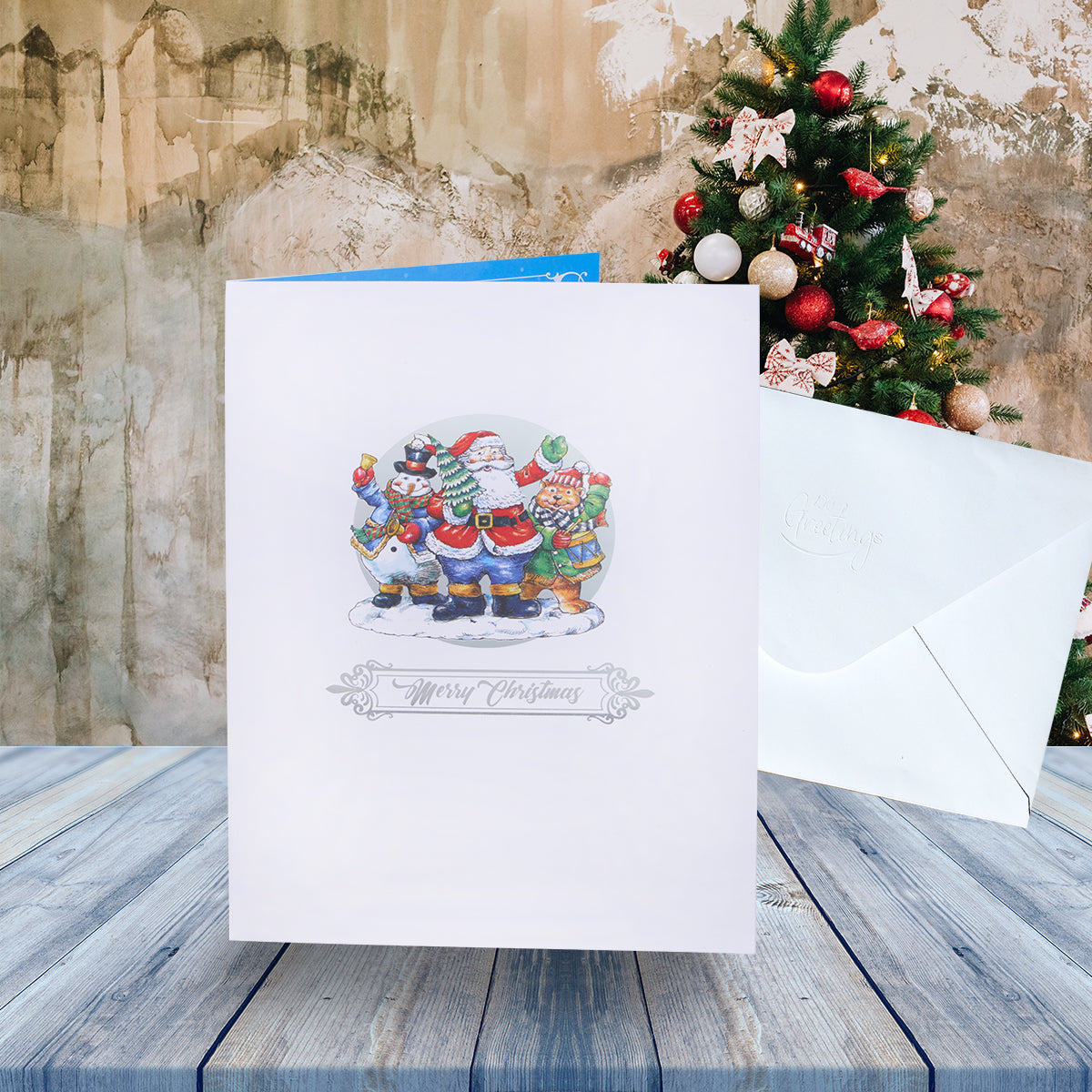 Snow Globe Christmas Card