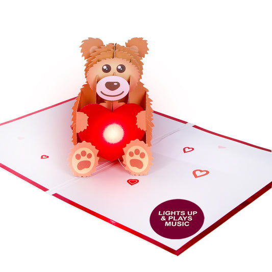 Teddy Bear Valentines Card