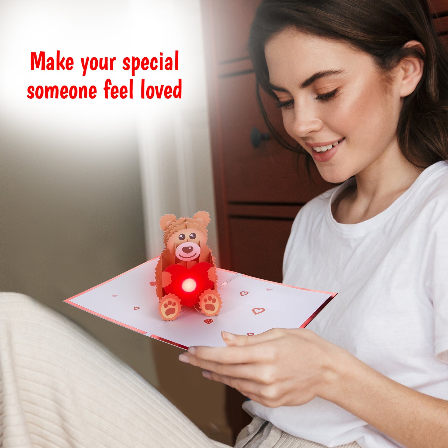 Teddy Bear Valentines Card