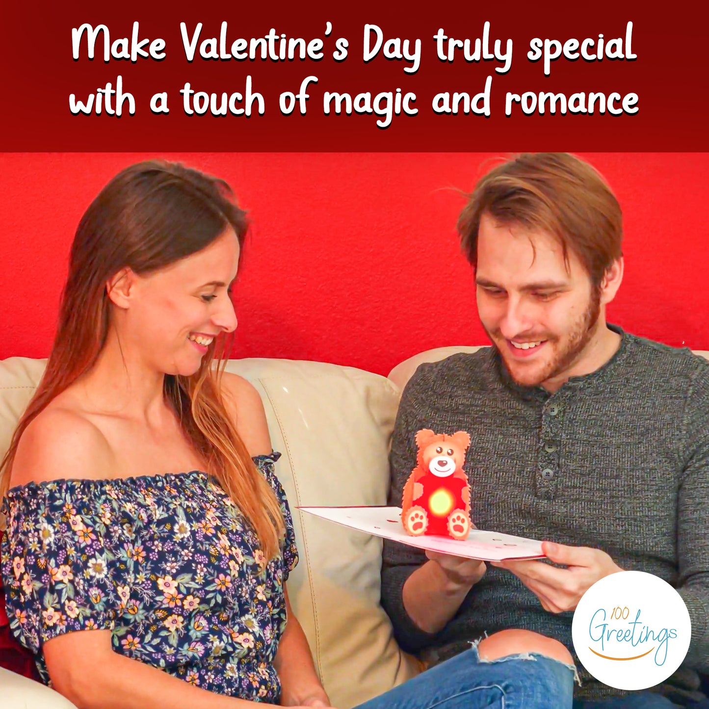 Teddy Bear Valentines Card