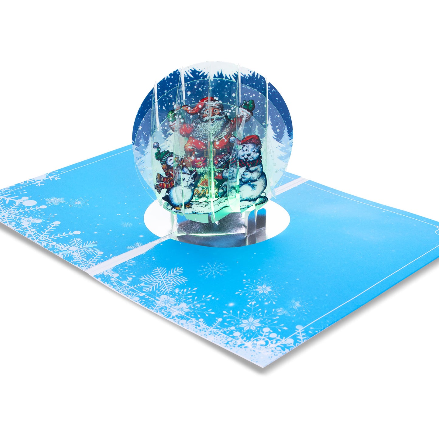 Snow Globe Christmas Card